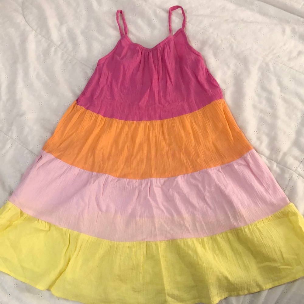 Like NEW, Colorful Kids Strap Flare Summer Dress